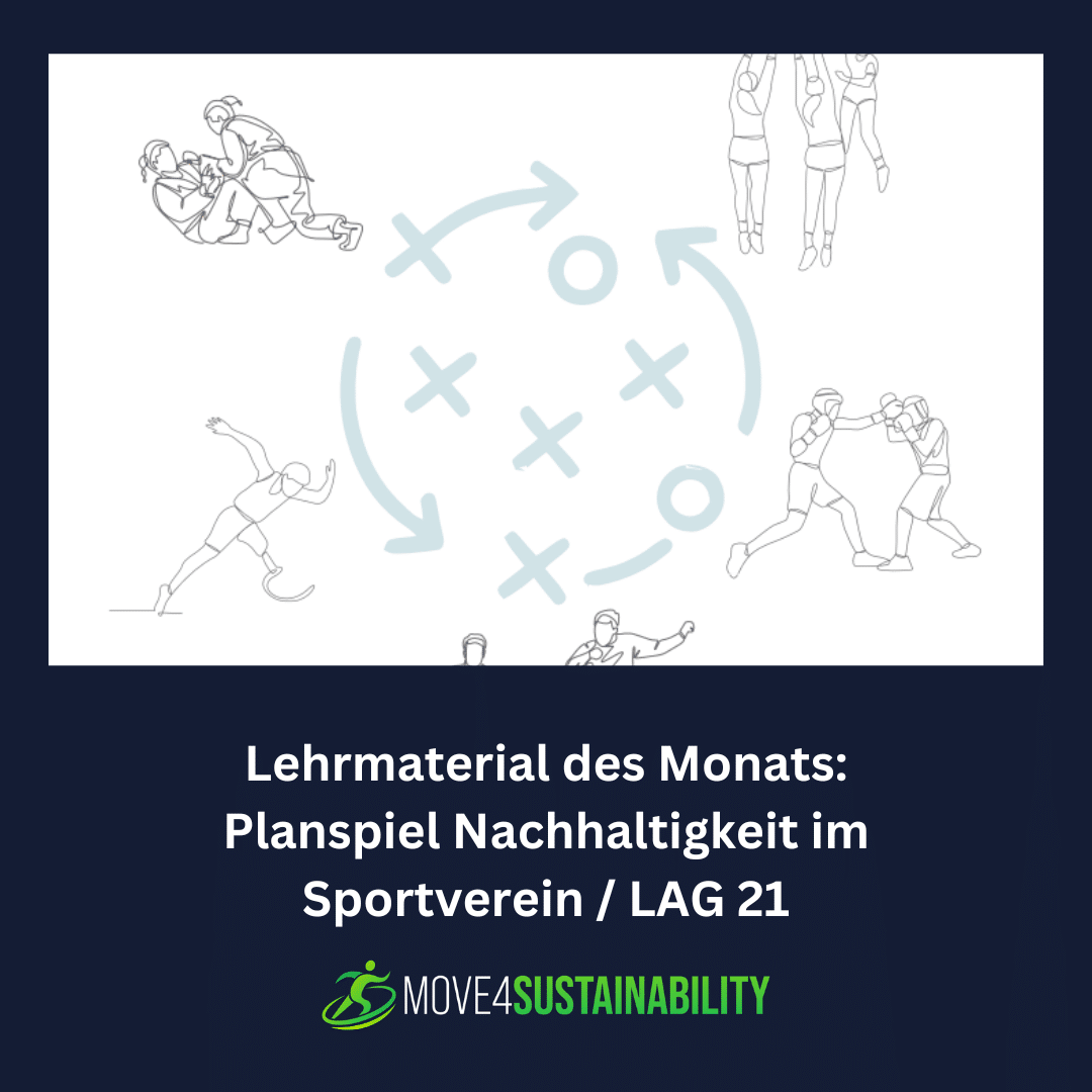 Lehrmaterial des Monats: Planspiel Nachhaltigkeit im Sport / LAG 21 NRW